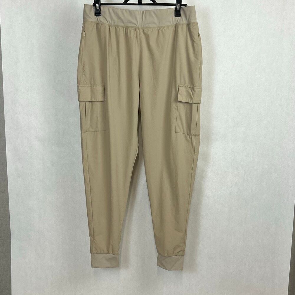 Willit Womens Khaki Joggers Sz XL Lightweight Hiking Cargo Pockets Outdoors Pant